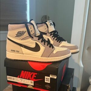 Nike Air Jordan 1 High Gore-Tex Cream and Black